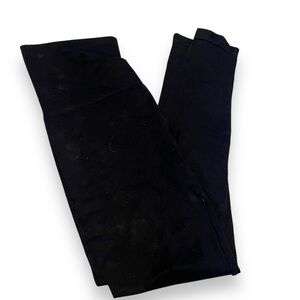 Assets Spanx Womens Small Solid Black High Waist Leggings Casual Pants Medium